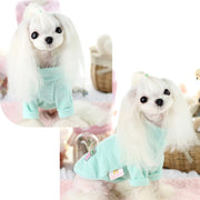 ドッグウェア カットソー Tシャツ ペットウェア 犬服 犬用 猫用 小型犬 ハイネック 袖あり 無地 バイカラー ボーダー レース フリル リボン かわいい おしゃれ カジュアル  ペット用品 超小型犬 ロゴ ポンポン