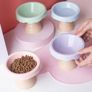 ペット用フードボウル ペット用食器 猫 ネコ 小型犬 イヌ 小動物用 ペット用品 ペットグッズ 脚付き アイスクリーム カジュアル ポップ 可愛い キュート おしゃれ