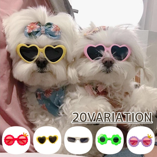 ペット用サングラス ペット サングラス ハート 花 フラワー 商品画像