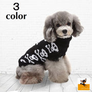 犬服 ペットウェア ニット セーター ドクロ スカル 骨 カジュアル おしゃれ かわいい ペット用品 犬用品 プレゼント