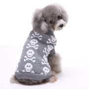 犬服 ペットウェア ニット セーター ドクロ スカル 骨 カジュアル おしゃれ かわいい ペット用品 犬用品 プレゼント