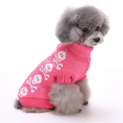 犬服 ペットウェア ニット セーター ドクロ スカル 骨 カジュアル おしゃれ かわいい ペット用品 犬用品 プレゼント