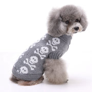 犬服 ペットウェア ニット セーター ドクロ スカル 骨 カジュアル おしゃれ かわいい ペット用品 犬用品 プレゼント