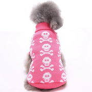犬服 ペットウェア ニット セーター ドクロ スカル 骨 カジュアル おしゃれ かわいい ペット用品 犬用品 プレゼント