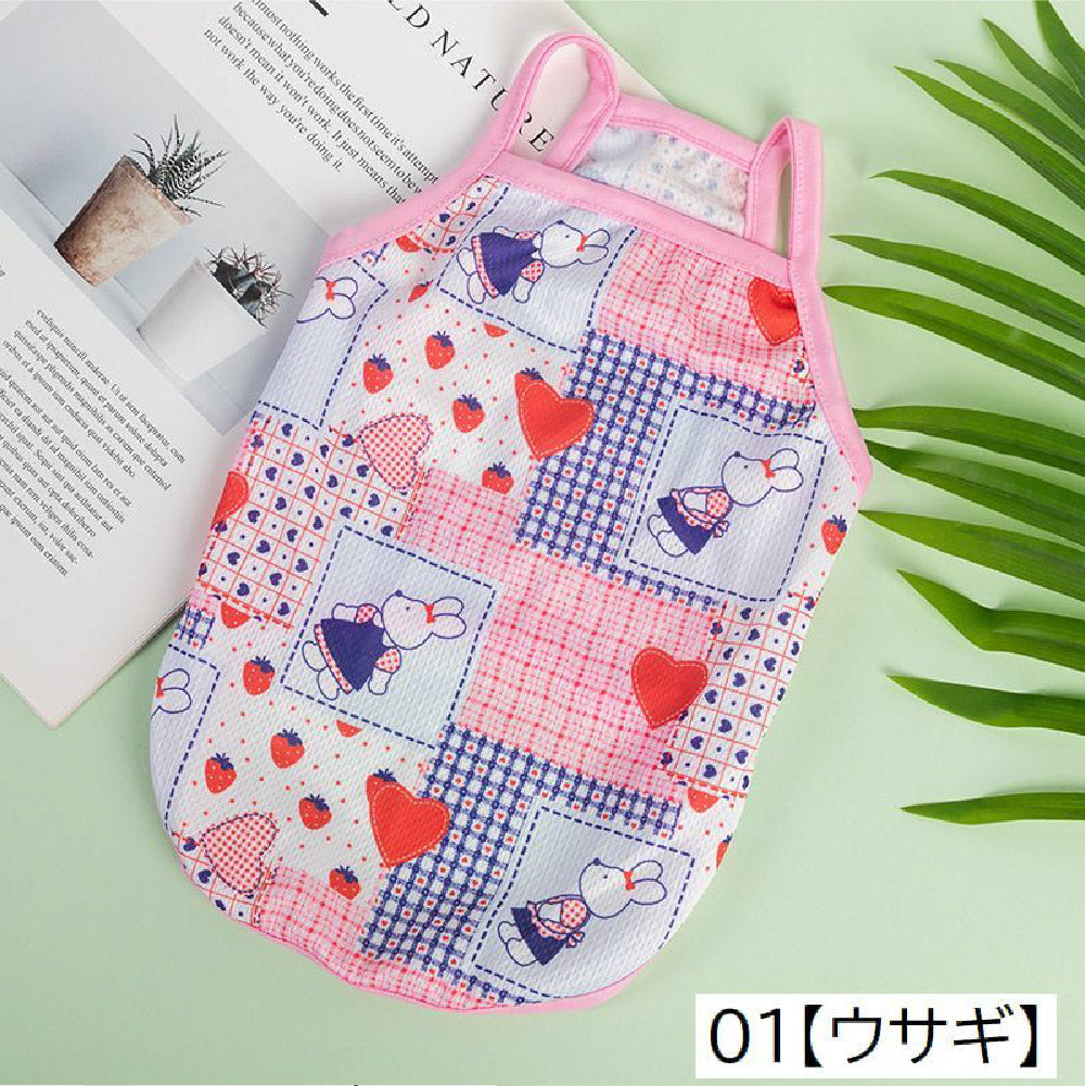 ペットウェア 犬服 猫服 キャミソール ドッグウェア 袖なし 商品画像5
