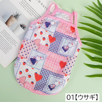 ペットウェア 犬服 猫服 キャミソール ドッグウェア 袖なし 商品画像5