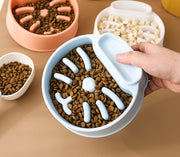 ペット用食器 早食い対策 フードボウル 犬用 猫用 エサ入れ 餌入れ 容器 丸飲み防止 早食い 丸飲み ペットグッズ 犬 猫 食事 ごはん わんちゃん ねこちゃん ペット用品