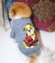 ドッグウェア セーター ニット 犬の服 猫 ペット用品 袖あり 可愛い おしゃれ スター 星 無地 シンプル ノルディック柄 プリント ポケット バイカラー カジュアル お散歩 お出かけ イヌ ネコ 洋服