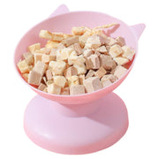 フードボウル ペット 猫用 犬用 餌皿 エサ皿 食器 背の高いボウル 傾斜 斜め 高さがある プラスチック かわいい おしゃれ シンプル 食べやすい