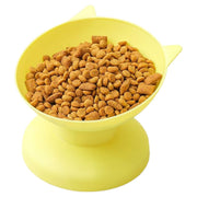 フードボウル ペット 猫用 犬用 餌皿 エサ皿 食器 背の高いボウル 傾斜 斜め 高さがある プラスチック かわいい おしゃれ シンプル 食べやすい