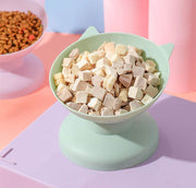 フードボウル ペット 猫用 犬用 餌皿 エサ皿 食器 背の高いボウル 傾斜 斜め 高さがある プラスチック かわいい おしゃれ シンプル 食べやすい