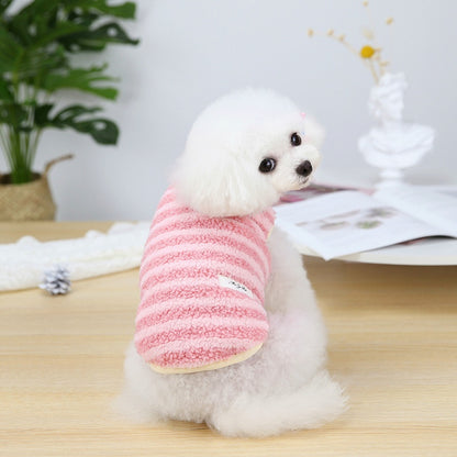 ペットウェア ベスト ボア もこもこ 犬服 猫服 商品画像2