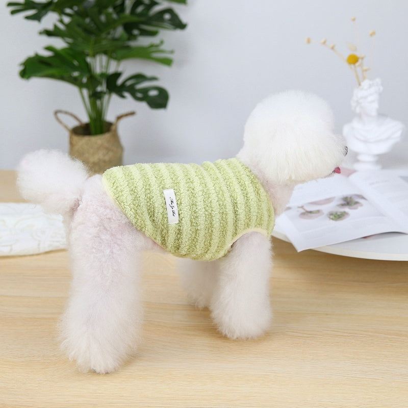 ペットウェア ベスト ボア もこもこ 犬服 猫服 商品画像4
