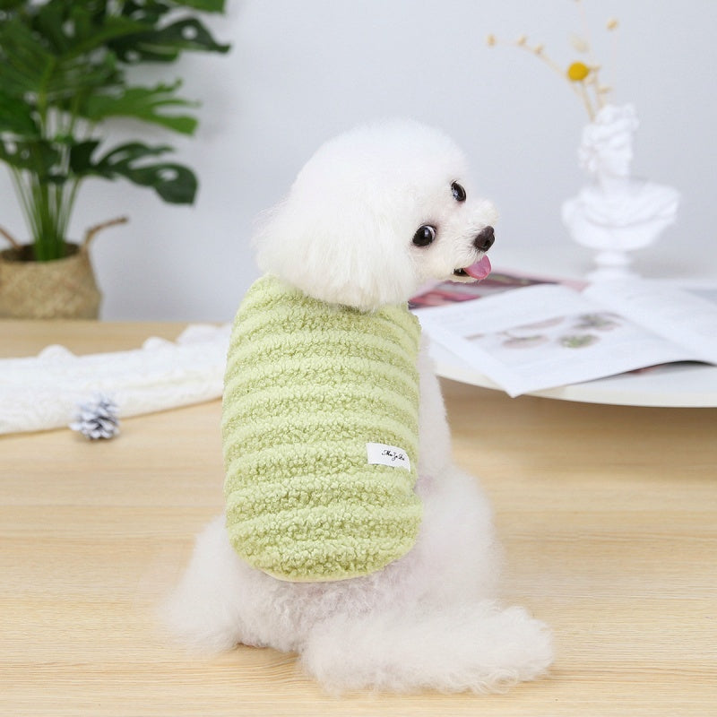 ペットウェア ベスト ボア もこもこ 犬服 猫服 商品画像5