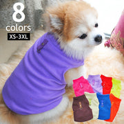 ドッグウェア ベスト フリース 犬服 猫 ペット用品 Dカン付き ハイネック ノースリーブ あったか 防寒 小型犬 中型犬 おしゃれ かわいい カジュアル デイリー お散歩 お出かけ