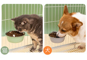 ペット用食器 フードボウル ウォーターボウル ケージ取り付け ケージ固定 猫用 犬用 小型犬 ペット用品 エサ入れ 餌 水入れ シンプル 取り付け簡単 ペットグッズ いぬ イヌ ねこ ネコ