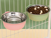 ペット用食器 フードボウル ウォーターボウル ケージ取り付け ケージ固定 猫用 犬用 小型犬 ペット用品 エサ入れ 餌 水入れ シンプル 取り付け簡単 ペットグッズ いぬ イヌ ねこ ネコ