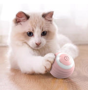 電動猫じゃらし ペット用おもちゃ 自動 ボール 動く ローリング 猫用おもちゃ 犬 ネコ ペットトイ 回転 光る 暇つぶし ストレス解消 リチウム