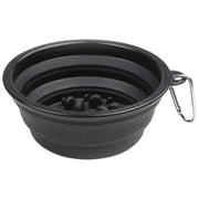 フードボウル 犬 猫 ペット用品 ペット食器 折りたたみ 早食い防止 水入れ ウォーターボウル しつけ コンパクト えさ入れ 餌皿 皿 持ち運び カラバリ豊富 ブラック シンプル 無地