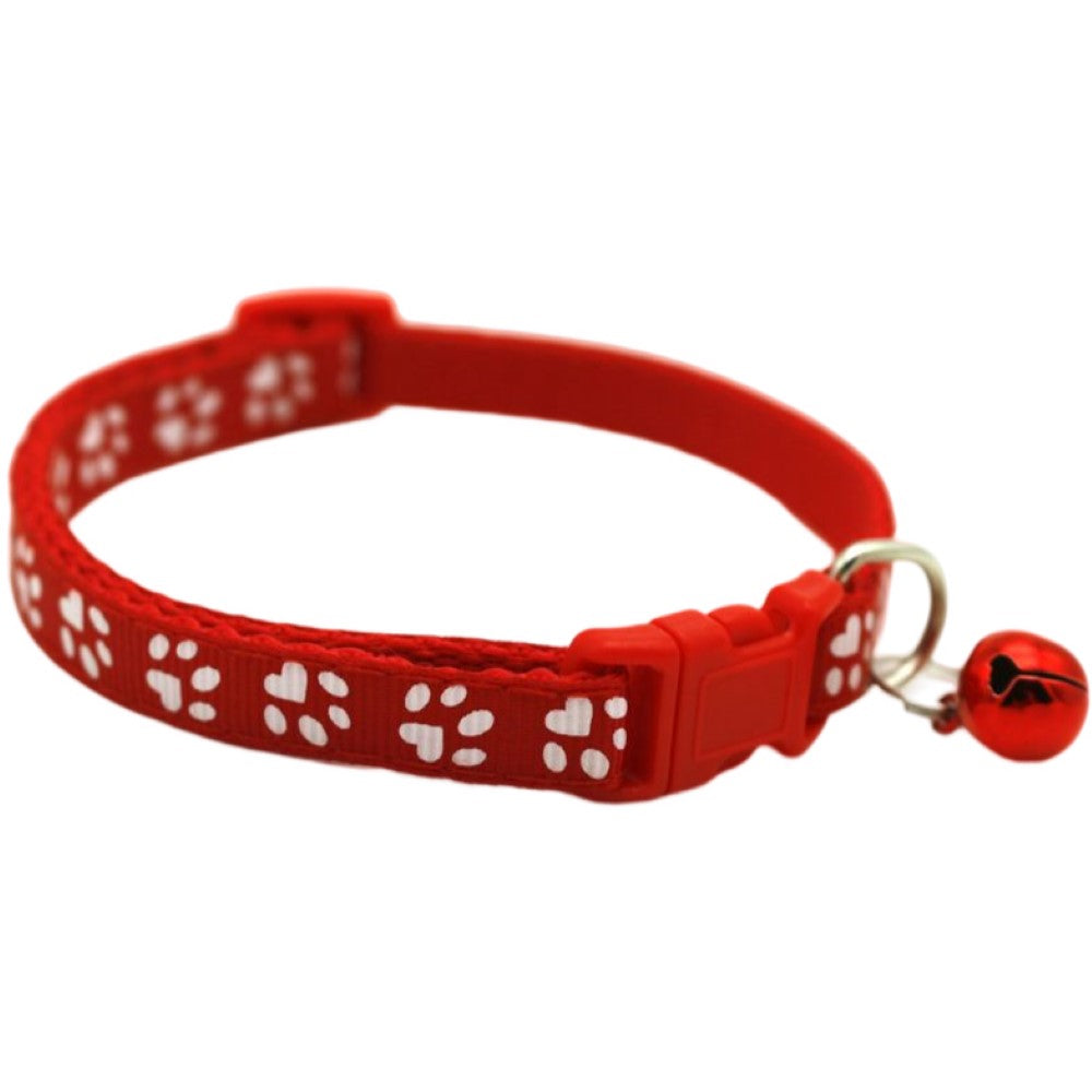 首輪 カラー 犬 猫 ペット用品 お散歩グッズ レッド バリエーション画像