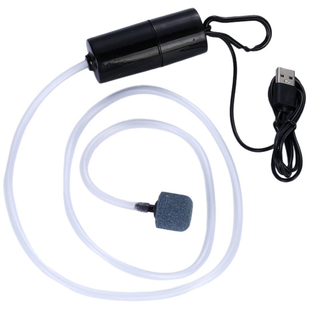 エアーストーン エアレーション ペット用品 アクアリウム 熱帯魚 酸素ポンプ USB 水槽 魚 空気 ブクブク 持ち運び 静音 小さめ