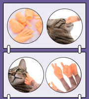 6個セット 猫用おもちゃ ペット用おもちゃ ねこ ネコ ペット用品 ペットトイ 玩具 ラバートイ 指 フィンガー 手 ハンド スキンシップ ストレス解消