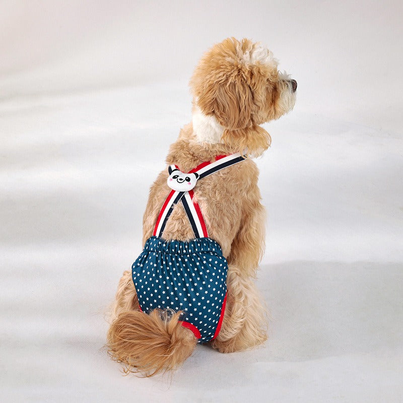 ペット用サニタリーパンツ ペット用生理パンツ マナーパンツ サスペンダー おむつカバー 犬 商品画像2