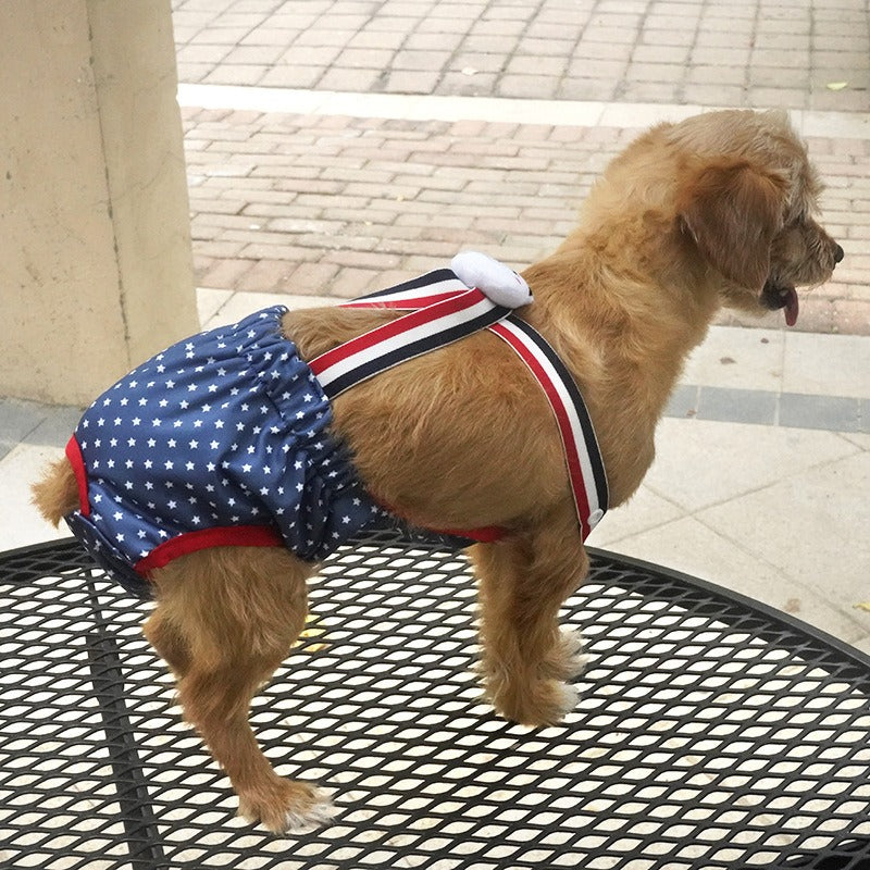 ペット用サニタリーパンツ ペット用生理パンツ マナーパンツ サスペンダー おむつカバー 犬 商品画像3