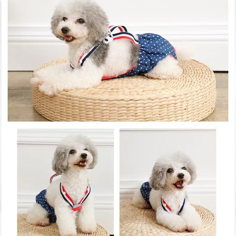 ペット用サニタリーパンツ ペット用生理パンツ マナーパンツ サスペンダー おむつカバー 犬 商品画像4