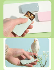 鳥用フードボックス バードフィーダー 給餌器 挿し餌 エサ入れ 虫入れ えさ箱 携帯 持ち運び 小鳥 ペット用品 保存容器 収納ストッカー 小物入れ ピルケース