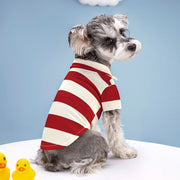 ペット用ポロシャツ イヌ用ポロシャツ ペット用トップス イヌ用トップス 小型犬 猫 ネコ ペットウェア 犬服 ペットグッズ 半袖 丸襟 ヘンリーネック プルオーバー 総柄 ボーダー ピンク グリーン レッド かわいい キュート シンプル カジュアル 春 夏