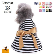 ペットウェア ドッグウェア ワンピース 袖なし リボン付き キャットウェア ペット用品 犬の服 猫の服 前開き プルオーバー チェック柄 迷彩柄 可愛い おしゃれ お出掛け 散歩 犬服 猫服 ペットグッズ XS S M L