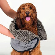 ペット用タオル 単品 ペット用品 犬用 猫用 バスタオル 手袋型 吸水 速乾 トリミング用 ループ付き マイクロファイバー ふわふわ 柔らかい 可愛い お風呂 水浴び シャワー 散歩 雨の日 ペットグッズ
