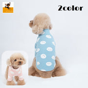 ドッグウェア ペットウェア カットソー 犬の服 犬服 猫の服 洋服 ペット用品 ハイネック タートル ビションフリーゼ 柄 お散歩 お出かけ おしゃれ かわいい いぬ ねこ