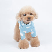ドッグウェア ペットウェア カットソー 犬の服 犬服 猫の服 洋服 ペット用品 ハイネック タートル ビションフリーゼ 柄 お散歩 お出かけ おしゃれ かわいい いぬ ねこ