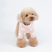 ドッグウェア ペットウェア カットソー 犬の服 犬服 猫の服 洋服 ペット用品 ハイネック タートル ビションフリーゼ 柄 お散歩 お出かけ おしゃれ かわいい いぬ ねこ