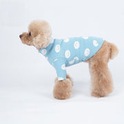 ドッグウェア ペットウェア カットソー 犬の服 犬服 猫の服 洋服 ペット用品 ハイネック タートル ビションフリーゼ 柄 お散歩 お出かけ おしゃれ かわいい いぬ ねこ