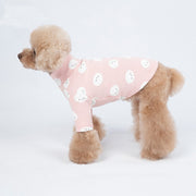 ドッグウェア ペットウェア カットソー 犬の服 犬服 猫の服 洋服 ペット用品 ハイネック タートル ビションフリーゼ 柄 お散歩 お出かけ おしゃれ かわいい いぬ ねこ