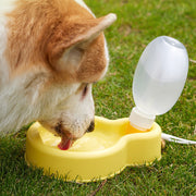 ペット用給水ボトル ウォーターボウル 給水器 水筒 折り畳み 犬 猫 持ち運び 携帯 散歩 お出かけ ストラップ付 いぬ イヌ ペットグッズ