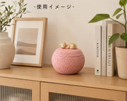 ペット用骨壺 ペット用遺灰ケース ペット用遺灰入れ 分骨用 遺骨 ペット用メモリアル用品 ペット用メモリアルグッズ ペット用仏具 イヌ 犬 猫 ネコ 小動物用 ペット用品 ペットグッズ 陶器製 丸型 ラウンド パッキン付き 防滑 滑り止め シック カジュアル 可愛い かわいい キュート おしゃれ