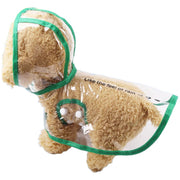 ドッグウェア 犬用レインコート 雨合羽 袖あり フード付き ペット用品 犬 猫 犬用 猫用 わんこ用 透明 クリア オレンジ ホワイト