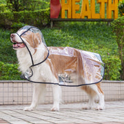 ドッグウェア 犬用レインコート 雨合羽 袖あり フード付き ペット用品 犬 猫 犬用 猫用 わんこ用 透明 クリア オレンジ ホワイト