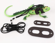 爬虫類用 ハーネス リード 3サイズセット トカゲ 爬虫類 リーシュ 紐 調節可能 ペット用品 ペットグッズ ロープ 小動物 散歩 お出かけ