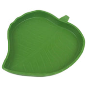 ペット用食器 エサ皿 2個セット ペット用品 エサ入れ 餌入れ 水入れ フードトレイ ウォーターボウル ウォーターディッシュ 水皿 葉っぱ型 楓の葉 リーフ型 爬虫類 小動物 カメ トカゲ カエル 両生類 ネズミ グリーン 緑 ブラウン 茶