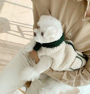ドッグウェア ペットウエア 犬服 ベスト トップス ペット 簡単着脱 着せやすい ボタン 小型犬 中型 洋服 袖なし ボアフリース 防寒 暖かい 秋冬 秋 冬 春 可愛い おしゃれ イヌ いぬ ワンちゃん キュート もこもこ お出かけ お散歩