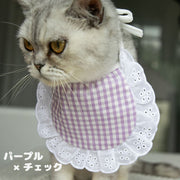 ペット用スタイ よだれかけ ビブ ペットグッズ ペットアクセサリー キャットウェア ドックウェア 猫 犬 レース カラバリ豊富 かわいい