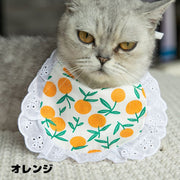 ペット用スタイ よだれかけ ビブ ペットグッズ ペットアクセサリー キャットウェア ドックウェア 猫 犬 レース カラバリ豊富 かわいい