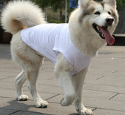 ドッグウェア タンクトップ 犬服 洋服 ペットウェア 犬用 中型犬 大型犬 ノースリーブ 袖なし 無地 シンプル カジュアル 可愛い ペット用品 いぬ イヌ
