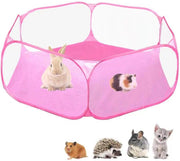 ペット用サークル ペットハウス 犬用 猫用 小動物用 ペット用 折りたたみ式 コンパクト 部屋んぽ 収納 持ち運び 帰省 室内 軽量 折り畳み 便利 ペット用品 ドッグ キャット ウサギ ハムスター メッシュ 通気性 仕切り ペットケージ ペットサークル 簡単