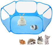 ペット用サークル ペットハウス 犬用 猫用 小動物用 ペット用 折りたたみ式 コンパクト 部屋んぽ 収納 持ち運び 帰省 室内 軽量 折り畳み 便利 ペット用品 ドッグ キャット ウサギ ハムスター メッシュ 通気性 仕切り ペットケージ ペットサークル 簡単